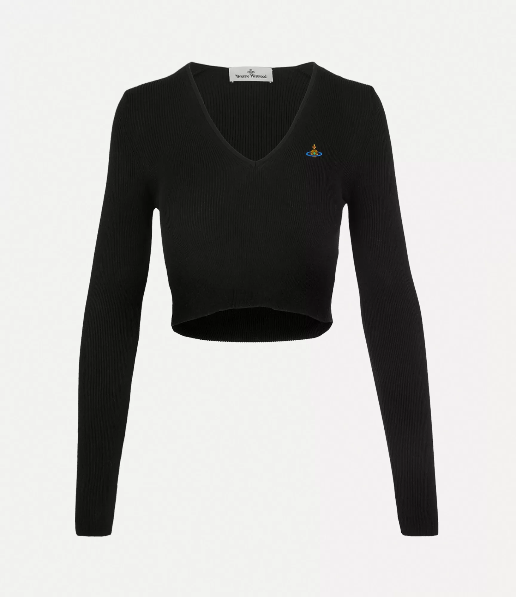 Vivienne Westwood Bea Cropped V-neck | Women Tops And Shirts | Knitwear