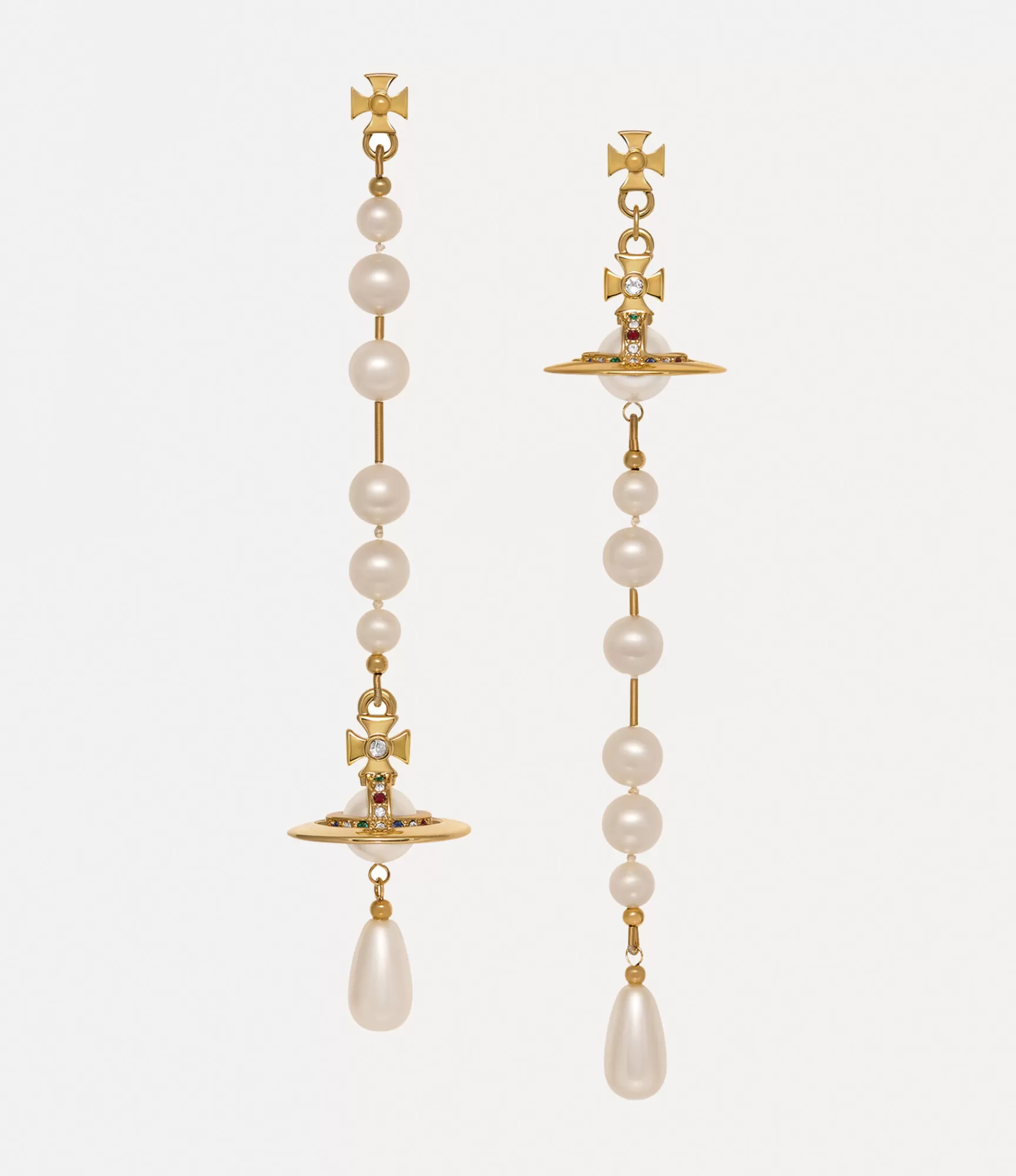 Vivienne Westwood Broken Pearl Earrings | Women Earrings | Classic Styles