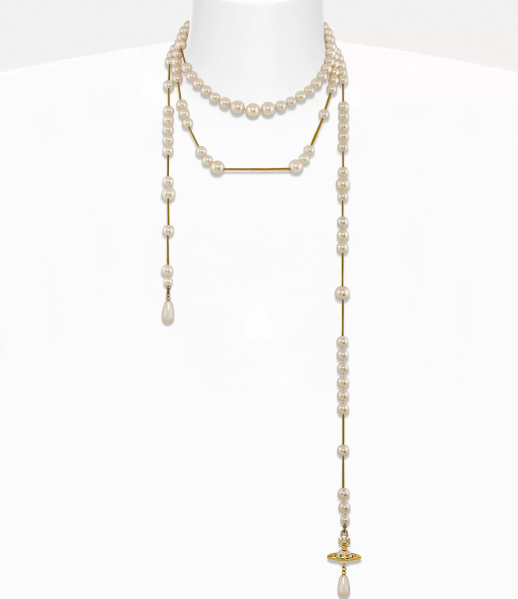 Vivienne Westwood Broken Pearl Necklace | Women Necklaces | Classic Styles