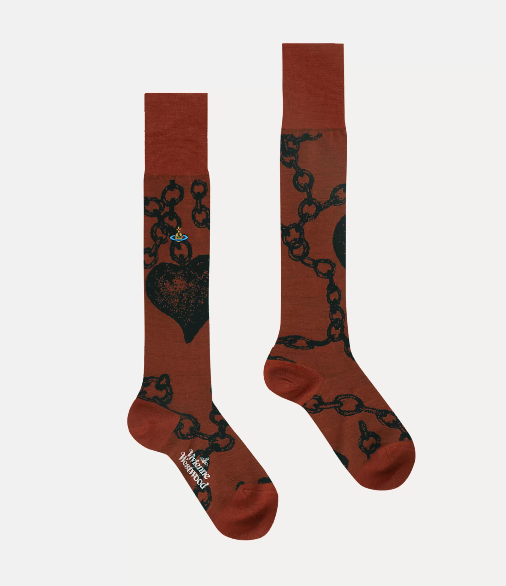 Vivienne Westwood Chain High Sock | Women Socks | Socks And Tights