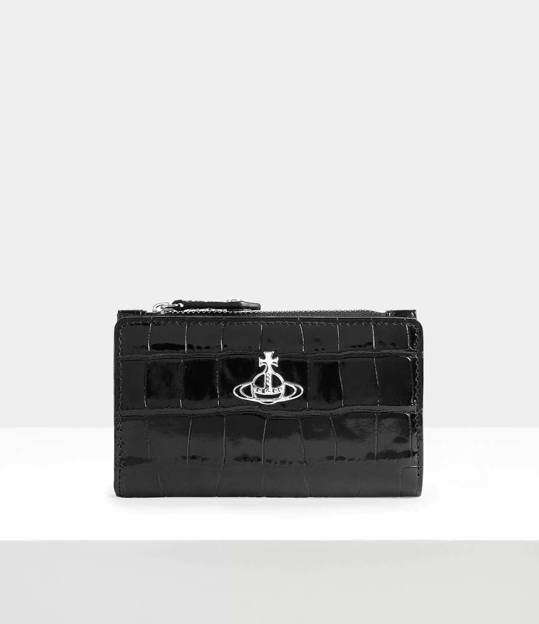 Vivienne Westwood Crocodile Slim Flap Card Holder | Women Wallets | Wallets And Purses