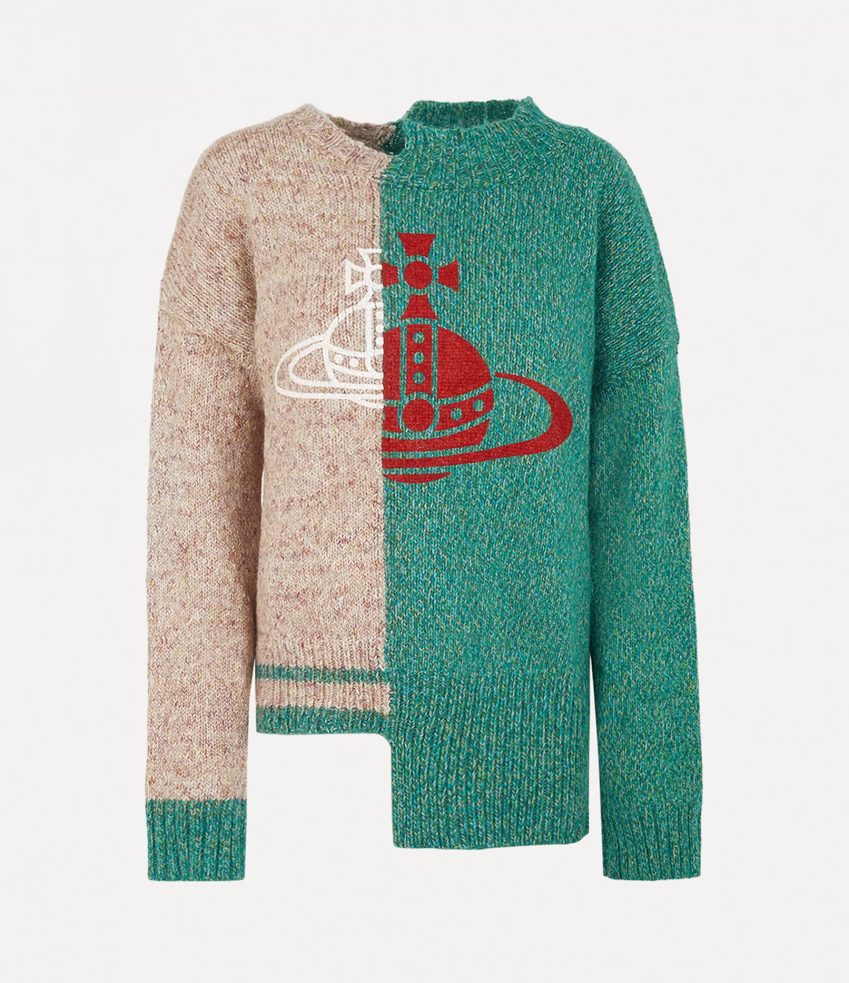 Vivienne Westwood Half & Half Jumper | Women Knitwear And Sweatshirts | Sweatshirts And T-Shirts