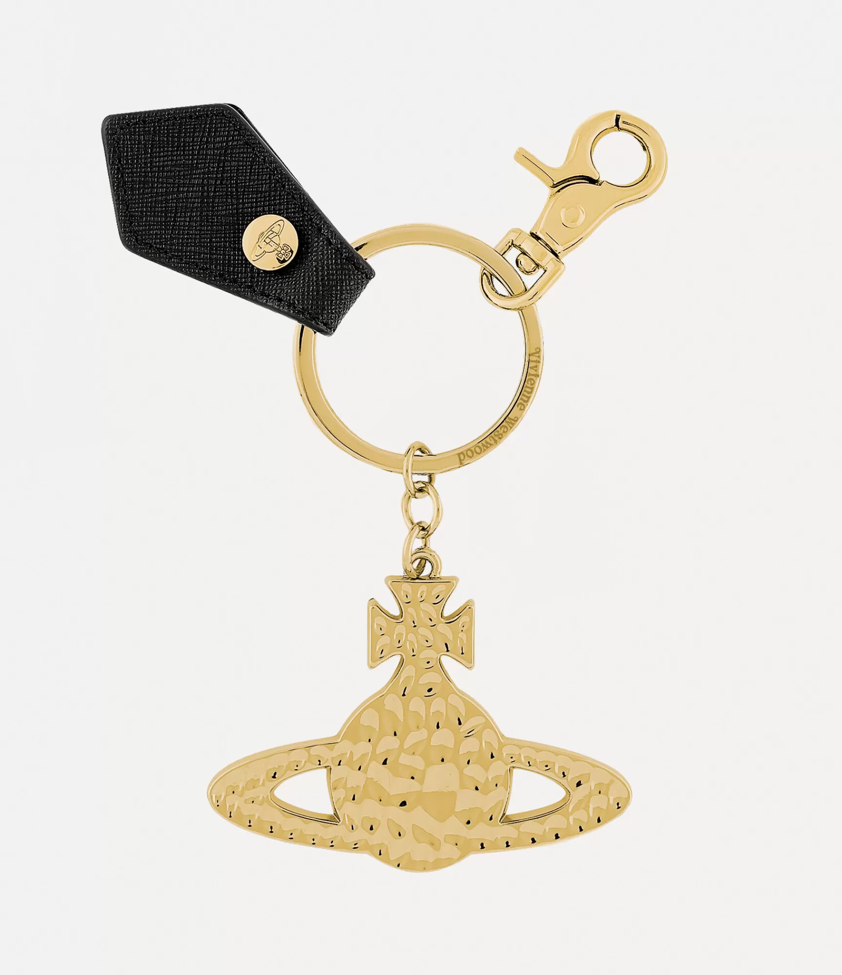 Vivienne Westwood Hammered Orb Light Gold | Women Keyrings | Keyrings