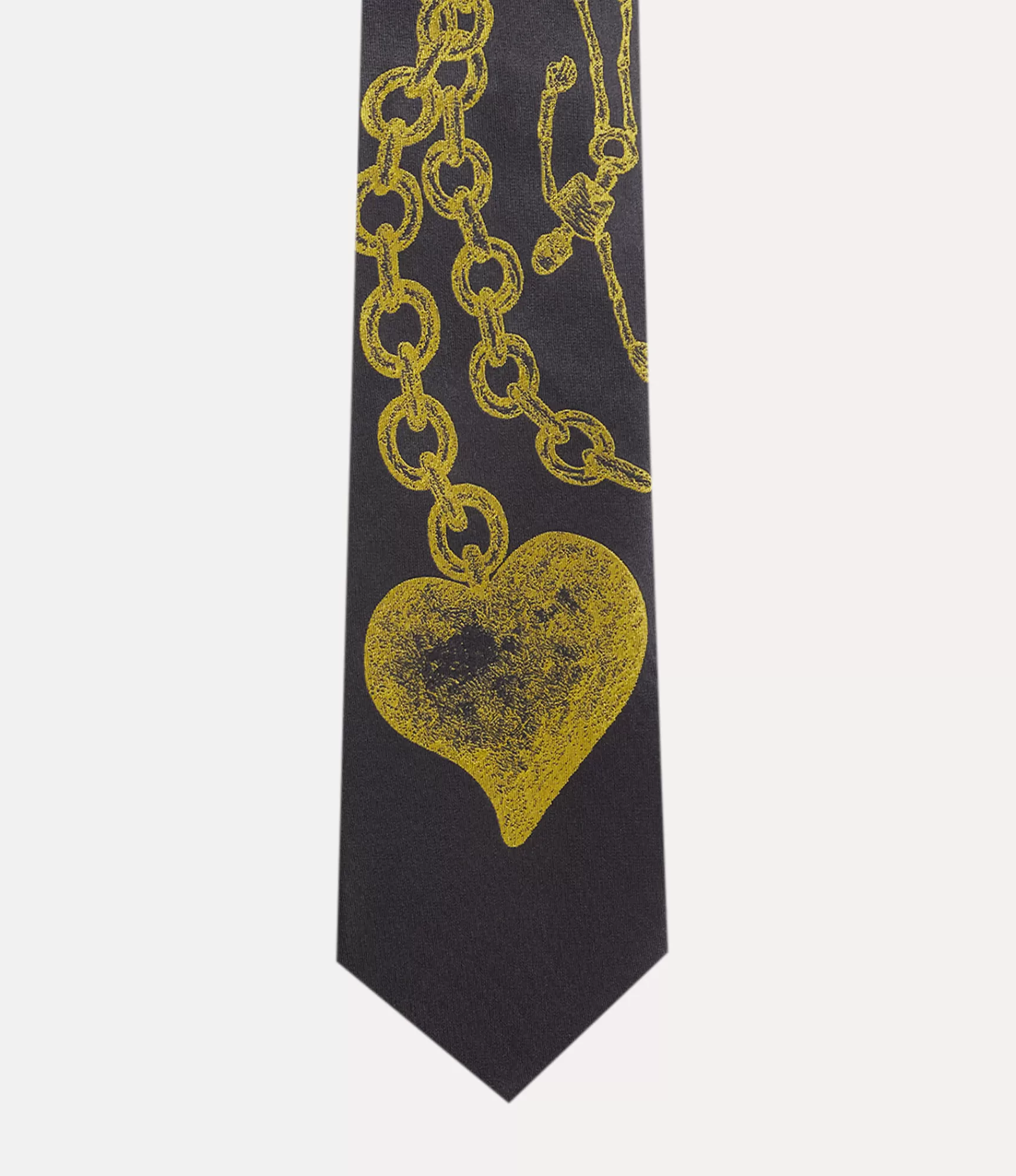 Vivienne Westwood Heart And Chain Tie 8.5cm | Ties And Handkerchiefs