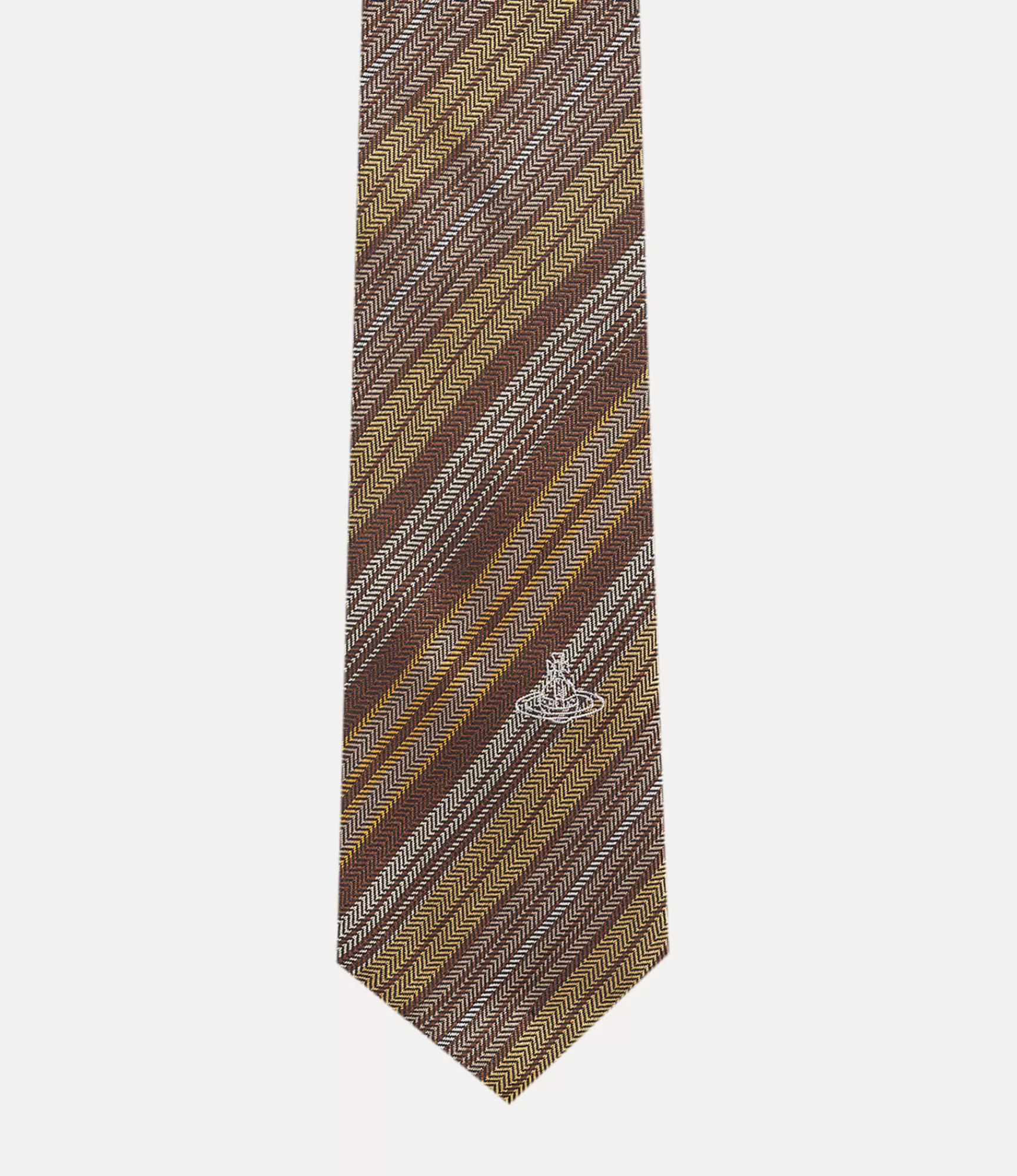 Vivienne Westwood Herringbone Tie 8.5cm | Ties And Handkerchiefs