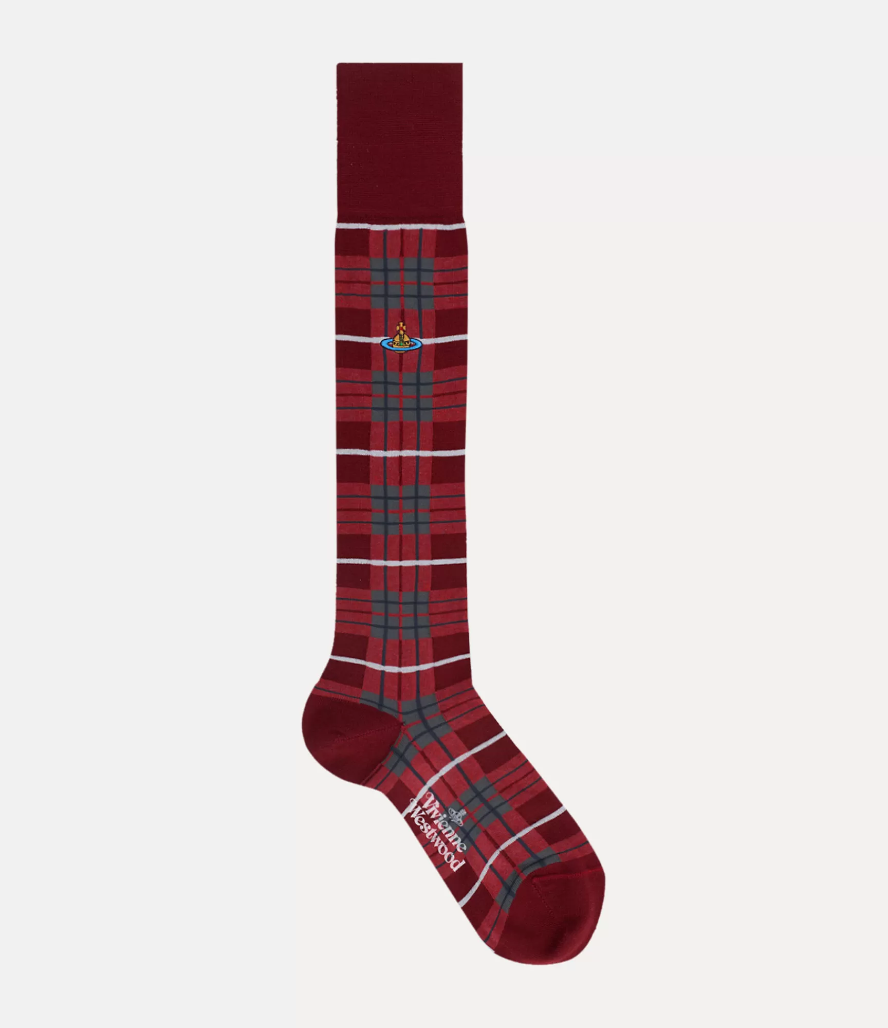 Vivienne Westwood High Tartan Sock | Women Socks | Socks And Tights