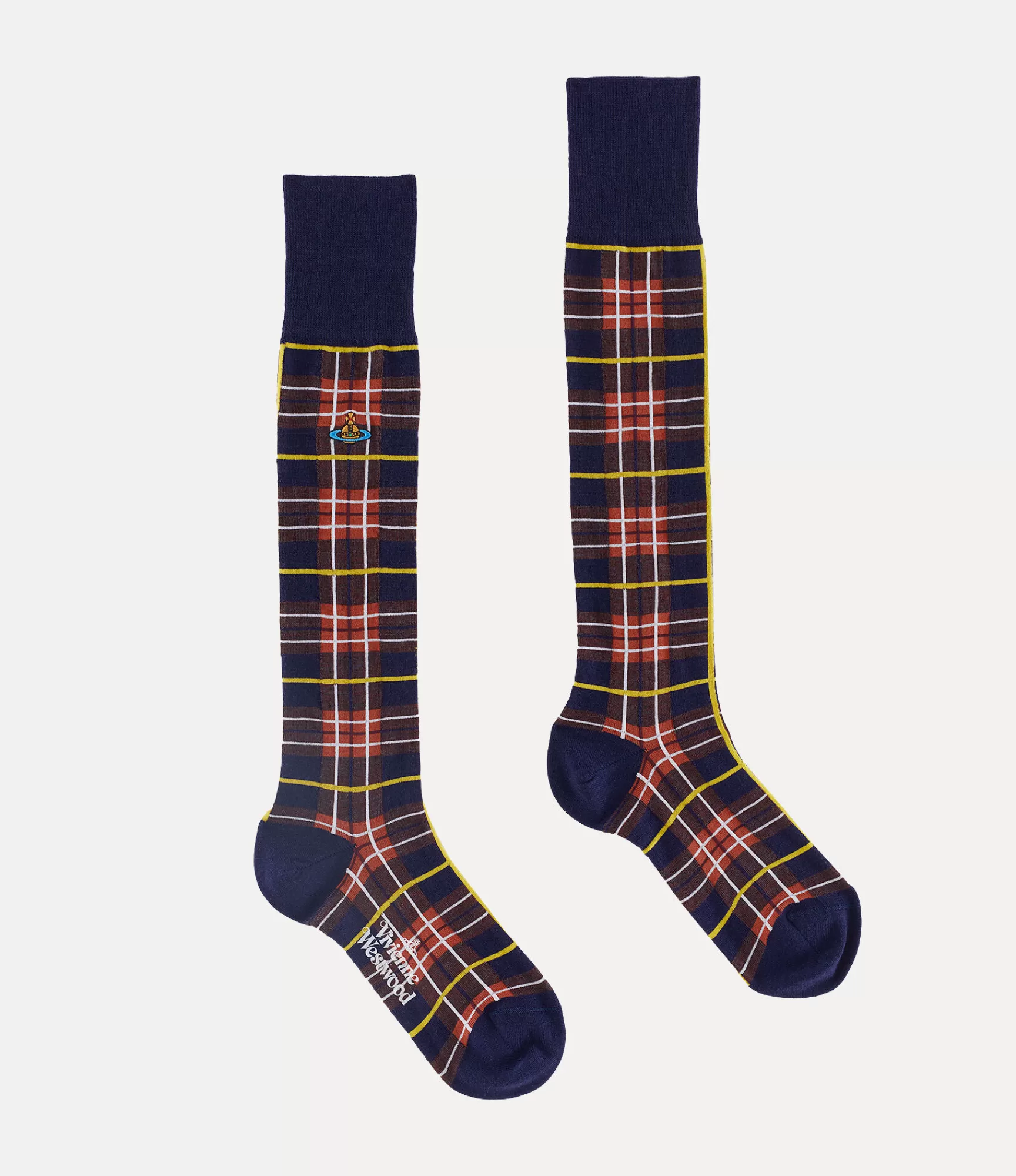 Vivienne Westwood High Tartan Sock | Women Socks | Socks And Tights