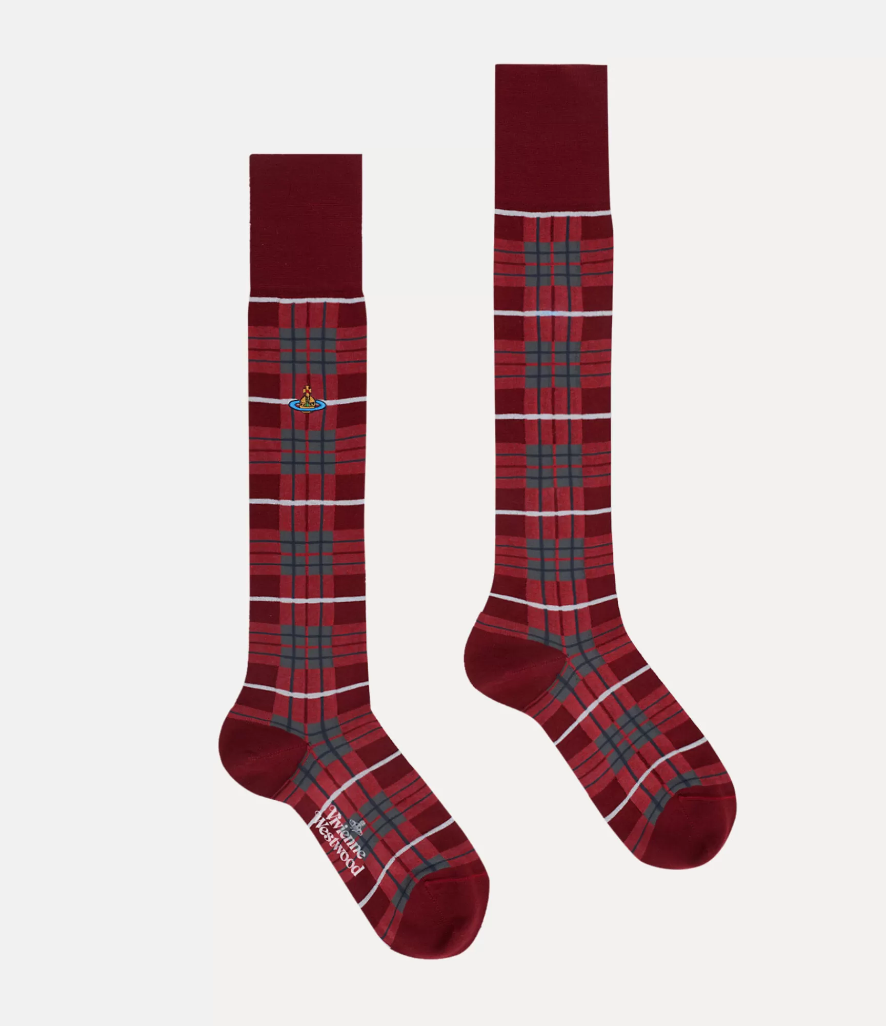 Vivienne Westwood High Tartan Sock | Women Socks | Socks And Tights