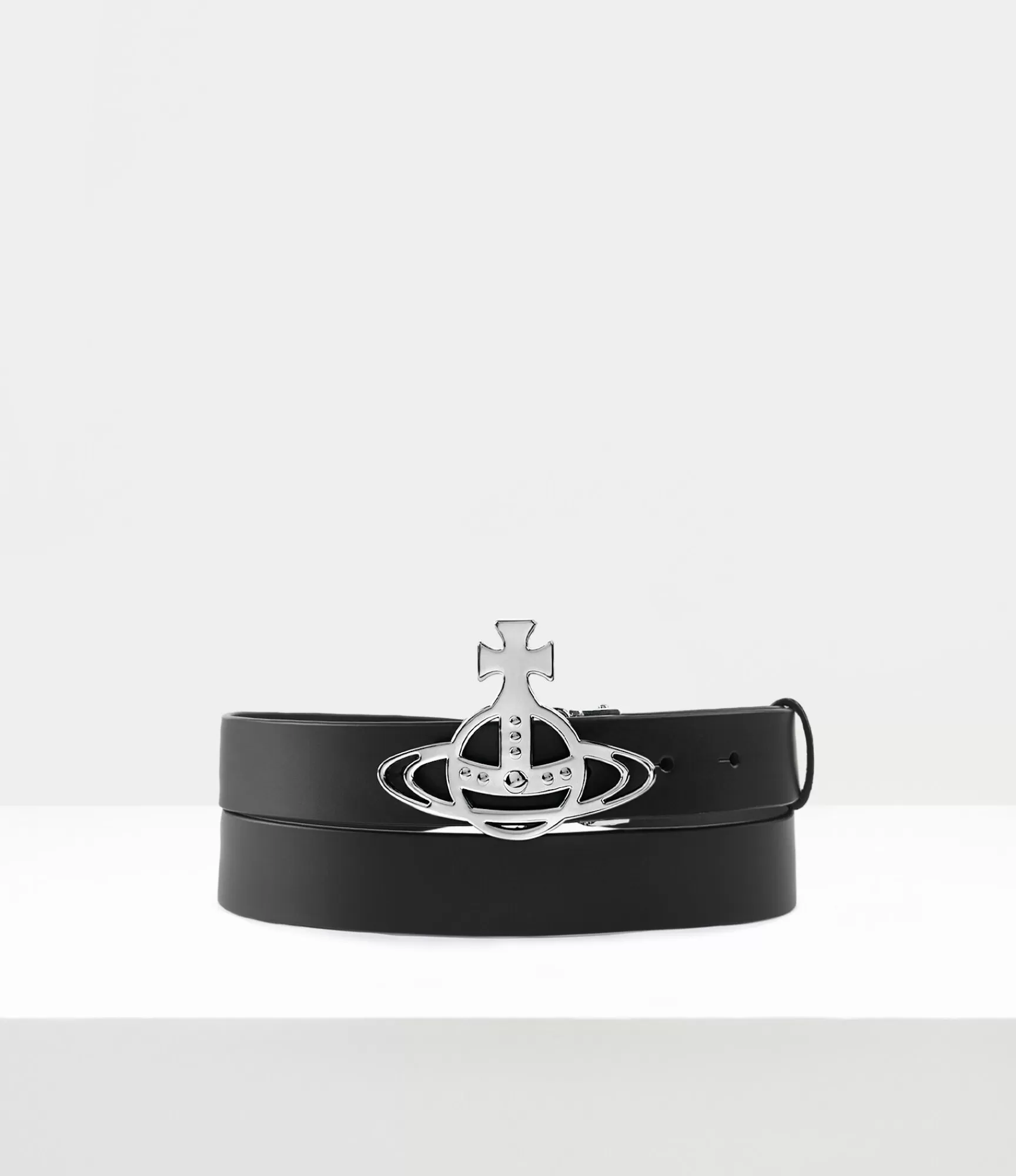 Vivienne Westwood Line Orb Buckle Belt/silver | Women Belts And Harnesses | Belts And Harnesses