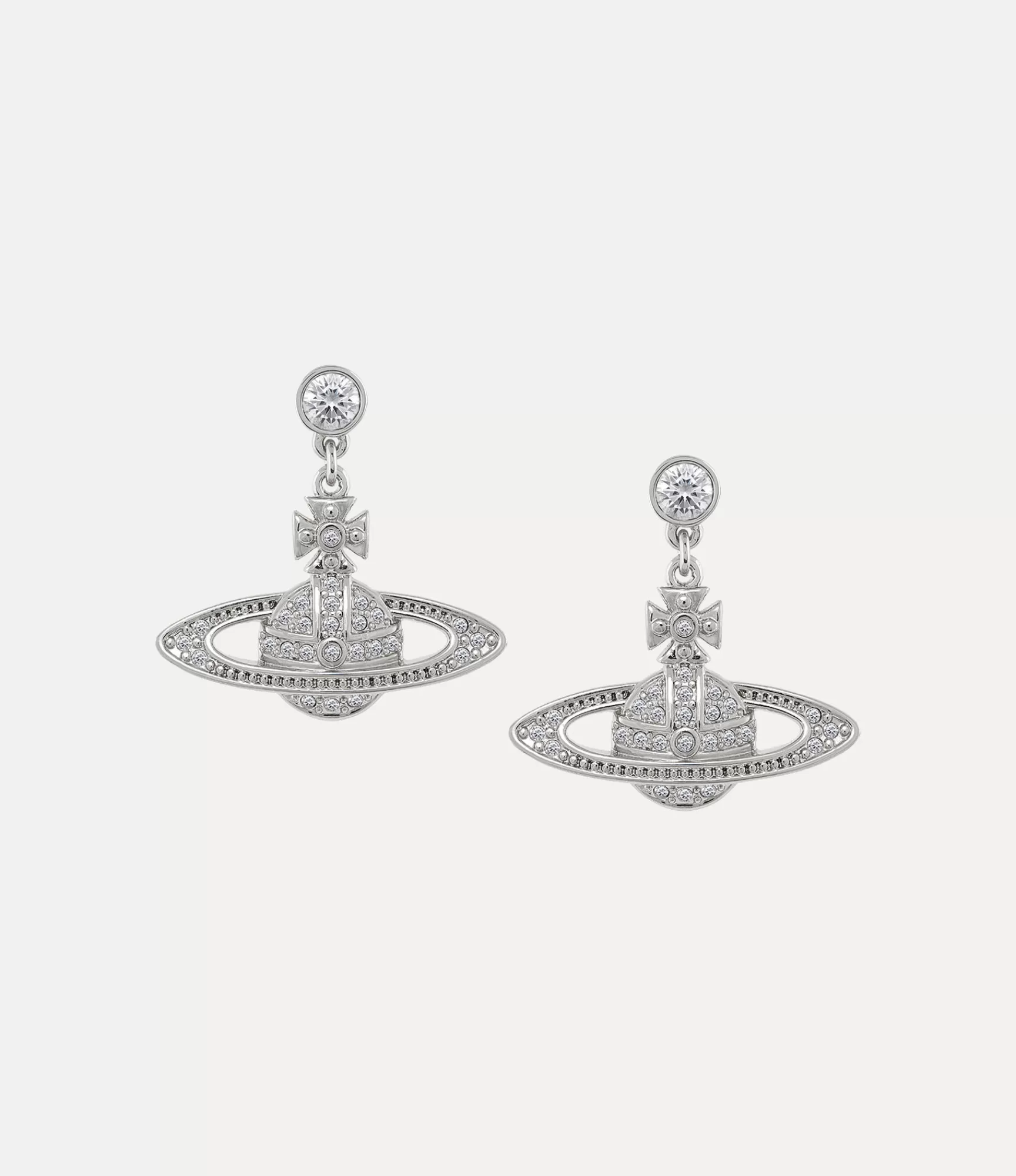 Vivienne Westwood Mini Bas Relief Drop Earrings | Women Earrings | Classic Styles