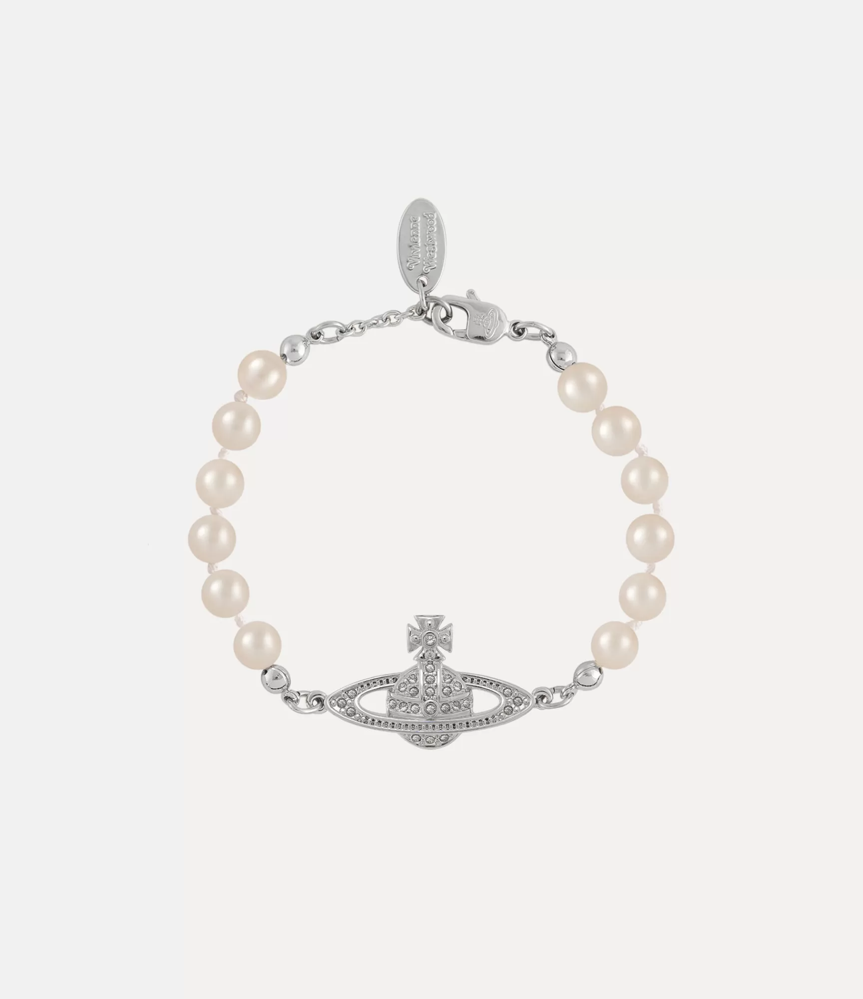 Vivienne Westwood Mini Bas Relief Pearl Bracelet | Women Classic Styles | Bracelets