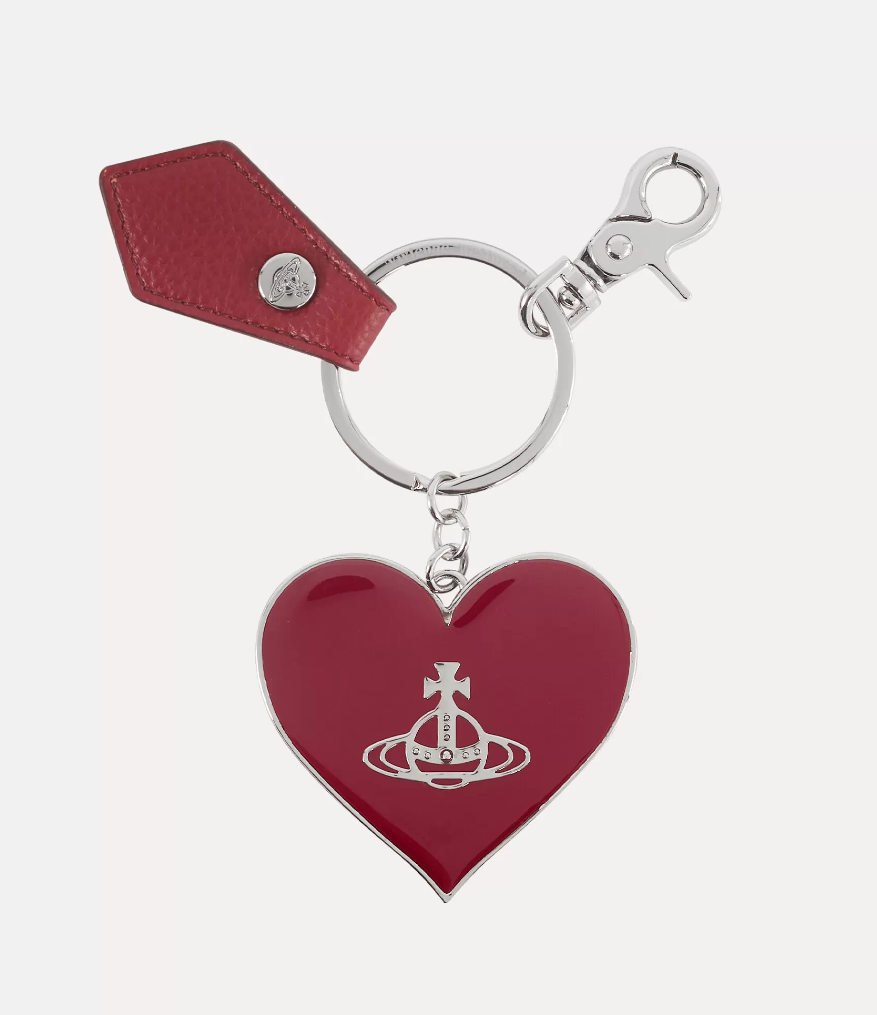 Vivienne Westwood Mirror Heart Orb Keyring | Women Keyrings | Keyrings