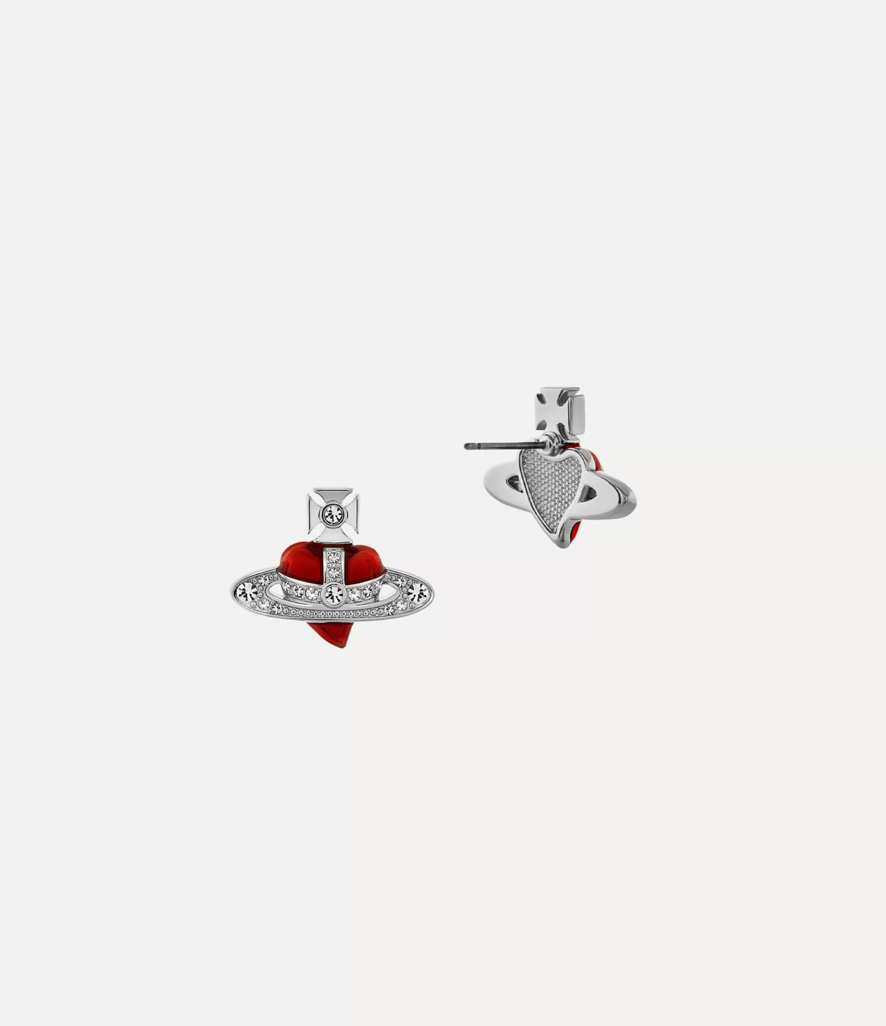 Vivienne Westwood New Diamante Heart Earrings | Women Earrings | Classic Styles