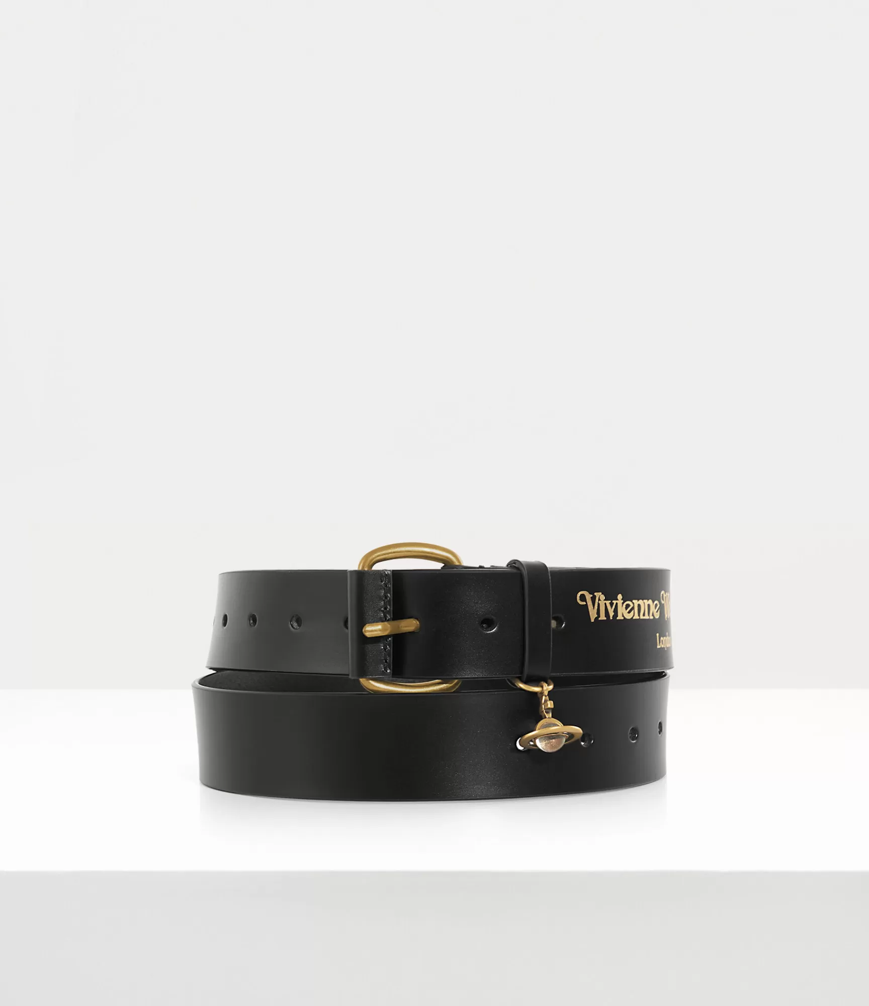 Vivienne Westwood New Wide Alex Charm Belt | Women Belts And Harnesses | Belts And Harnesses