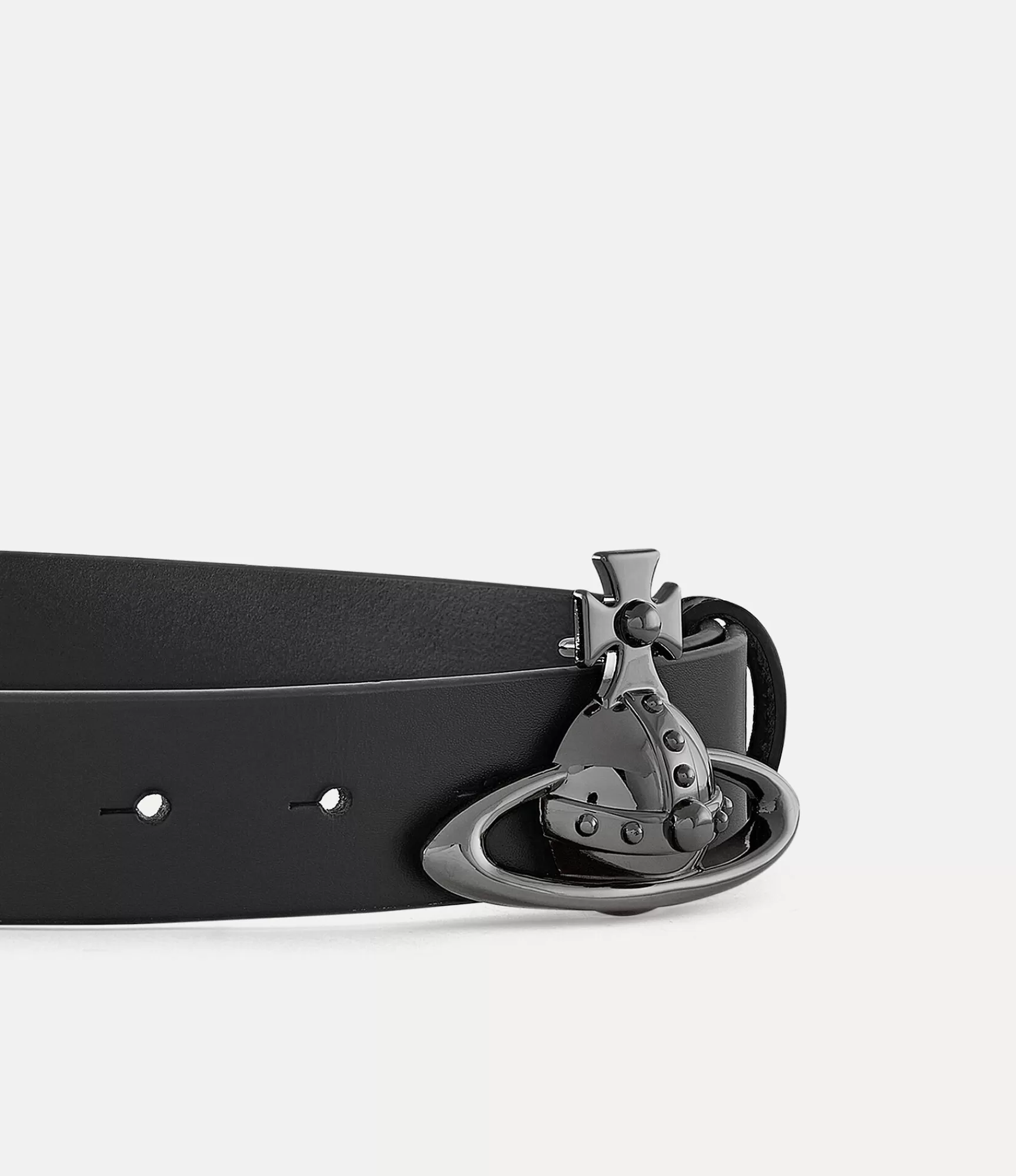 Vivienne Westwood Orb Buckle Belt/gunmetal | Women Belts And Harnesses | Belts And Harnesses