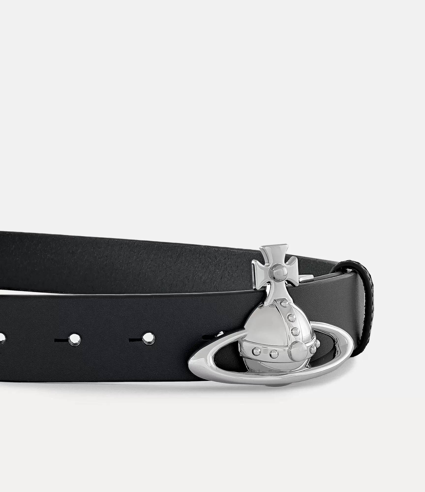 Vivienne Westwood Orb Buckle Palladium Belt | Women Belts And Harnesses | Belts And Harnesses