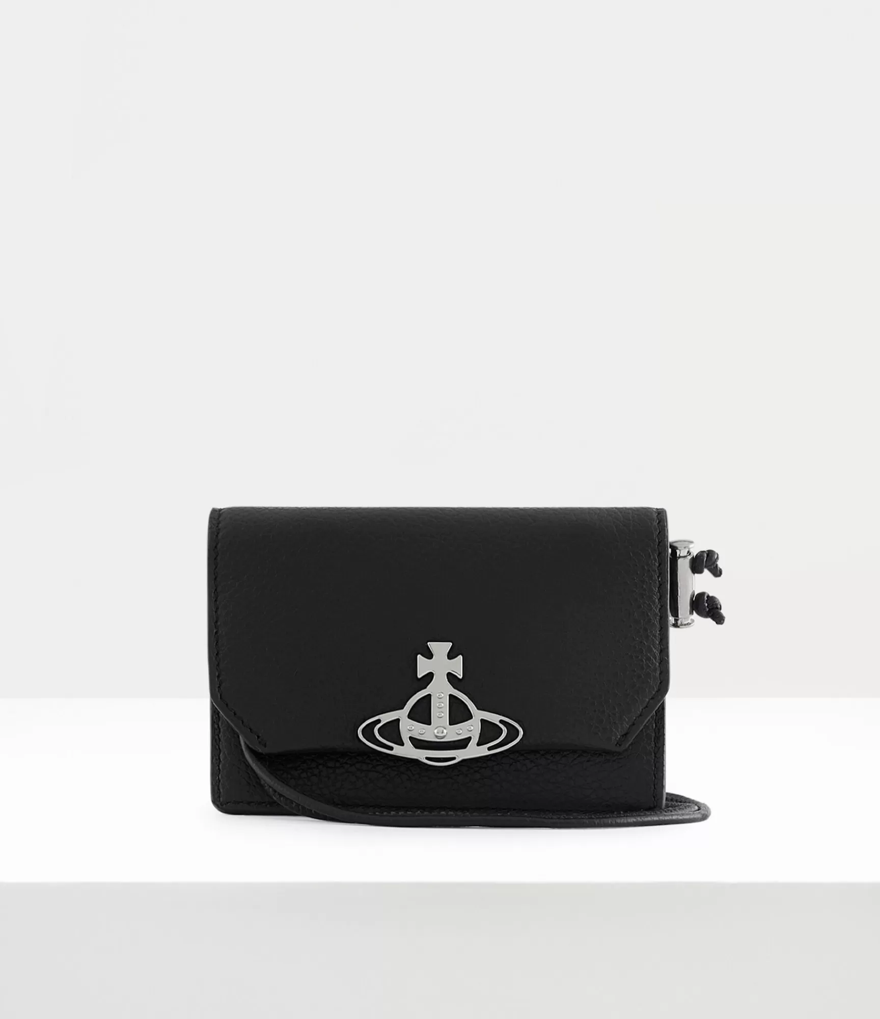 Vivienne Westwood Re-vegan Grain Card Holder Strap | Wallets