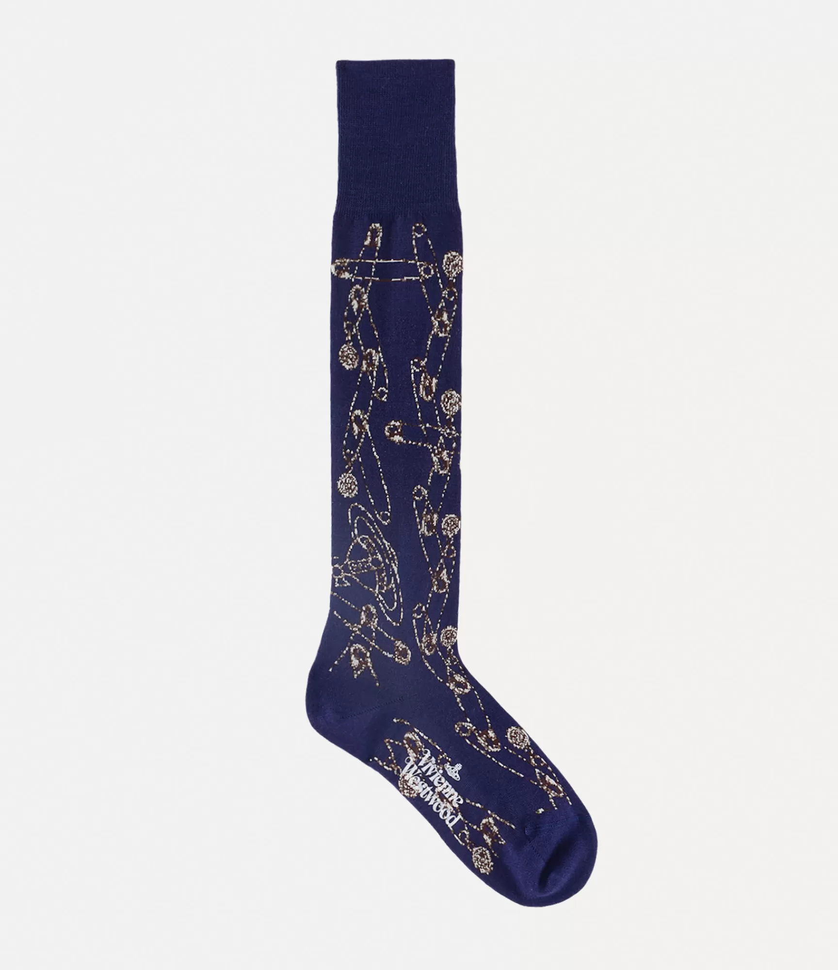 Vivienne Westwood Safety Pin High Sock | Women Socks | Socks And Tights