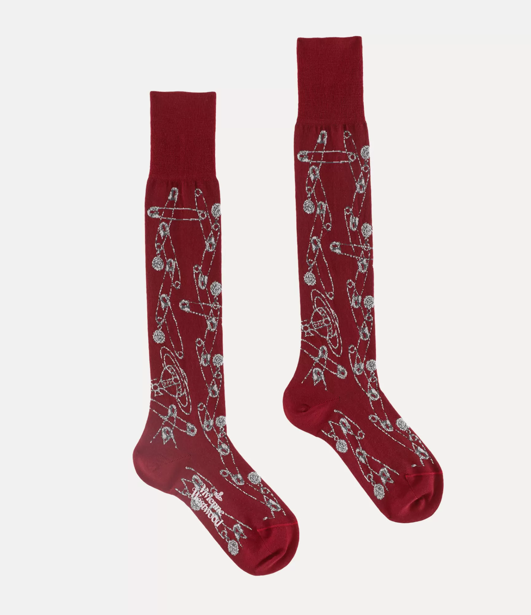 Vivienne Westwood Safety Pin High Sock | Women Socks | Socks And Tights