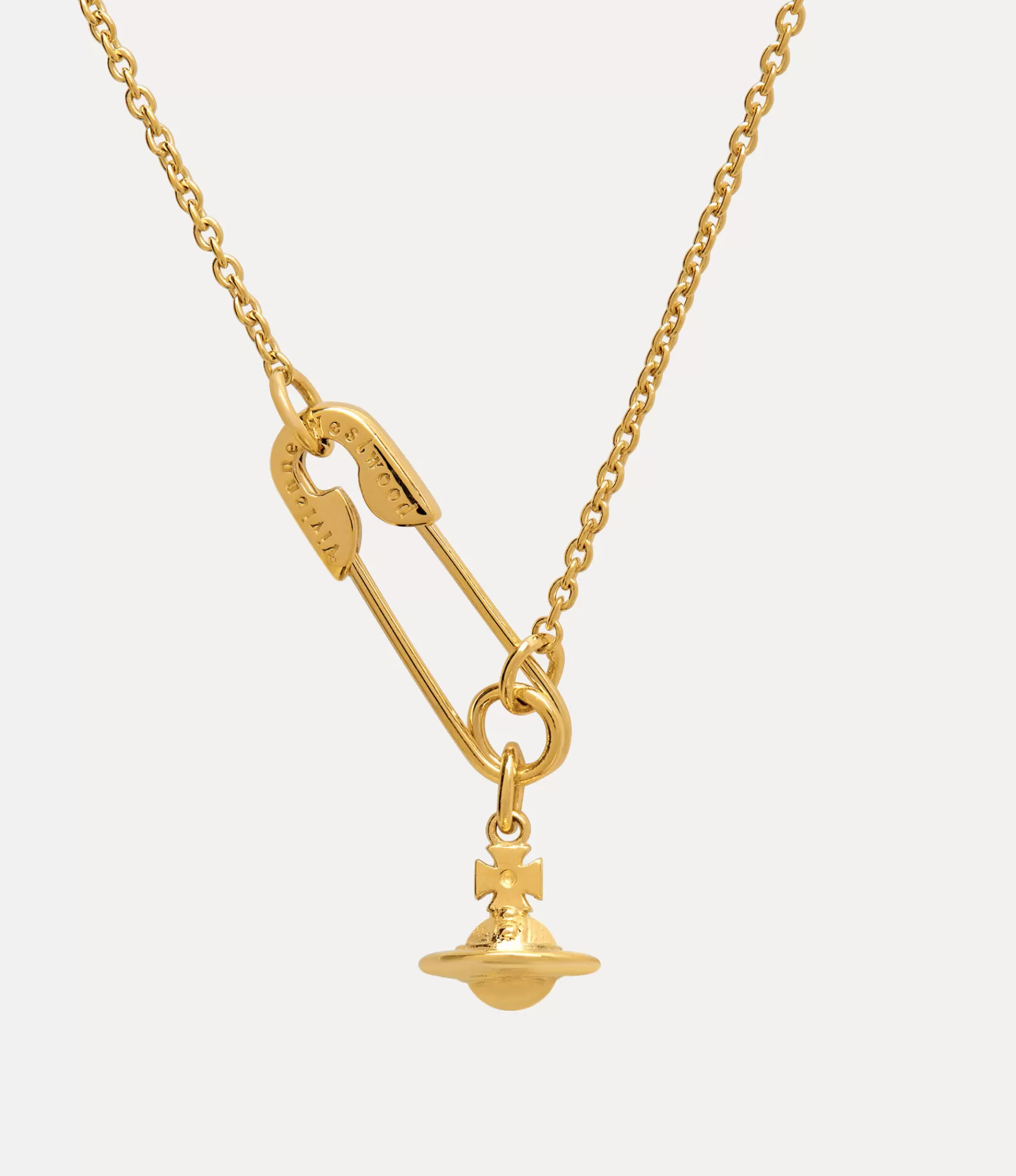 Vivienne Westwood Safety Pin Pendant Necklace | Women Necklaces