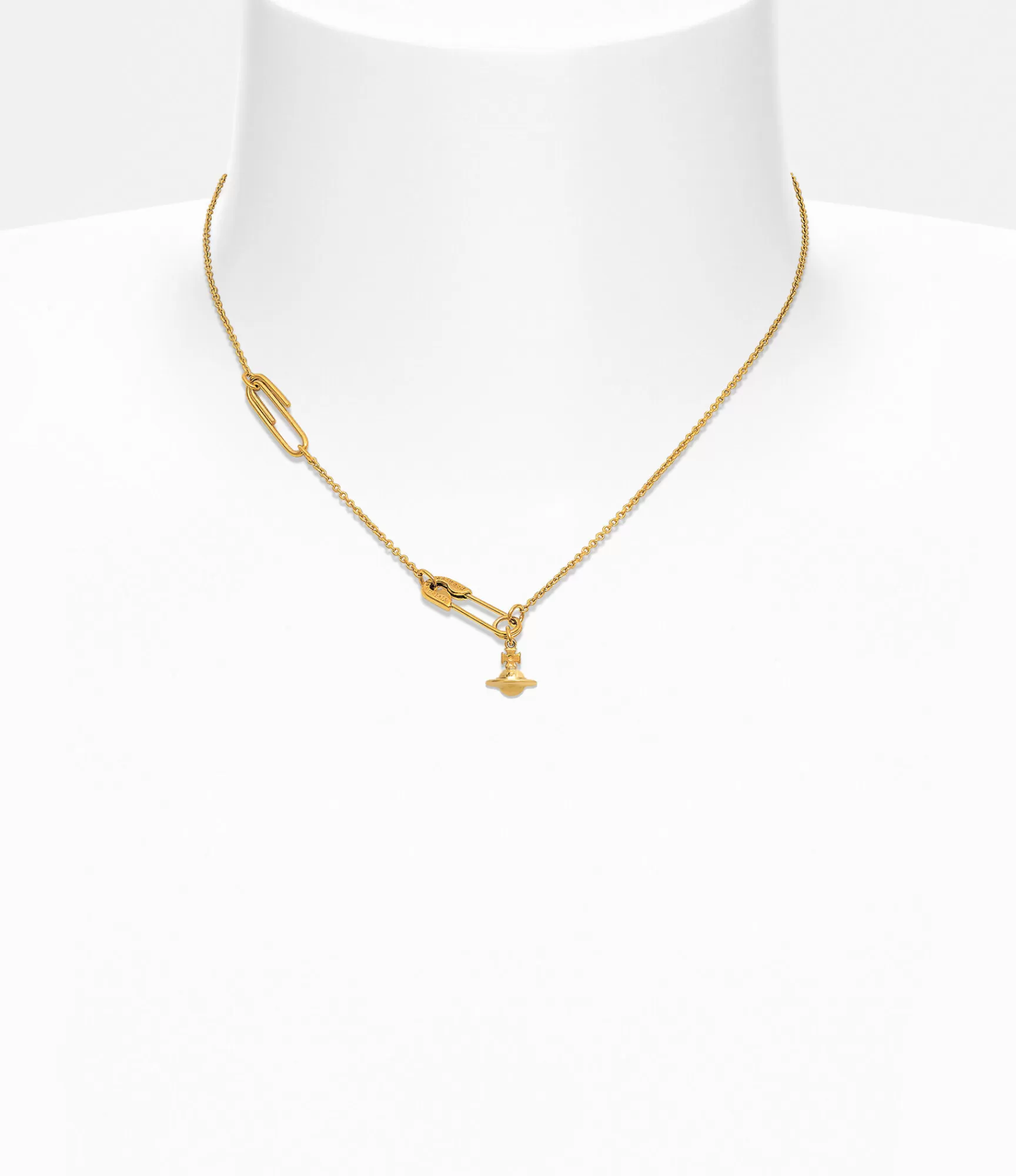 Vivienne Westwood Safety Pin Pendant Necklace | Women Necklaces