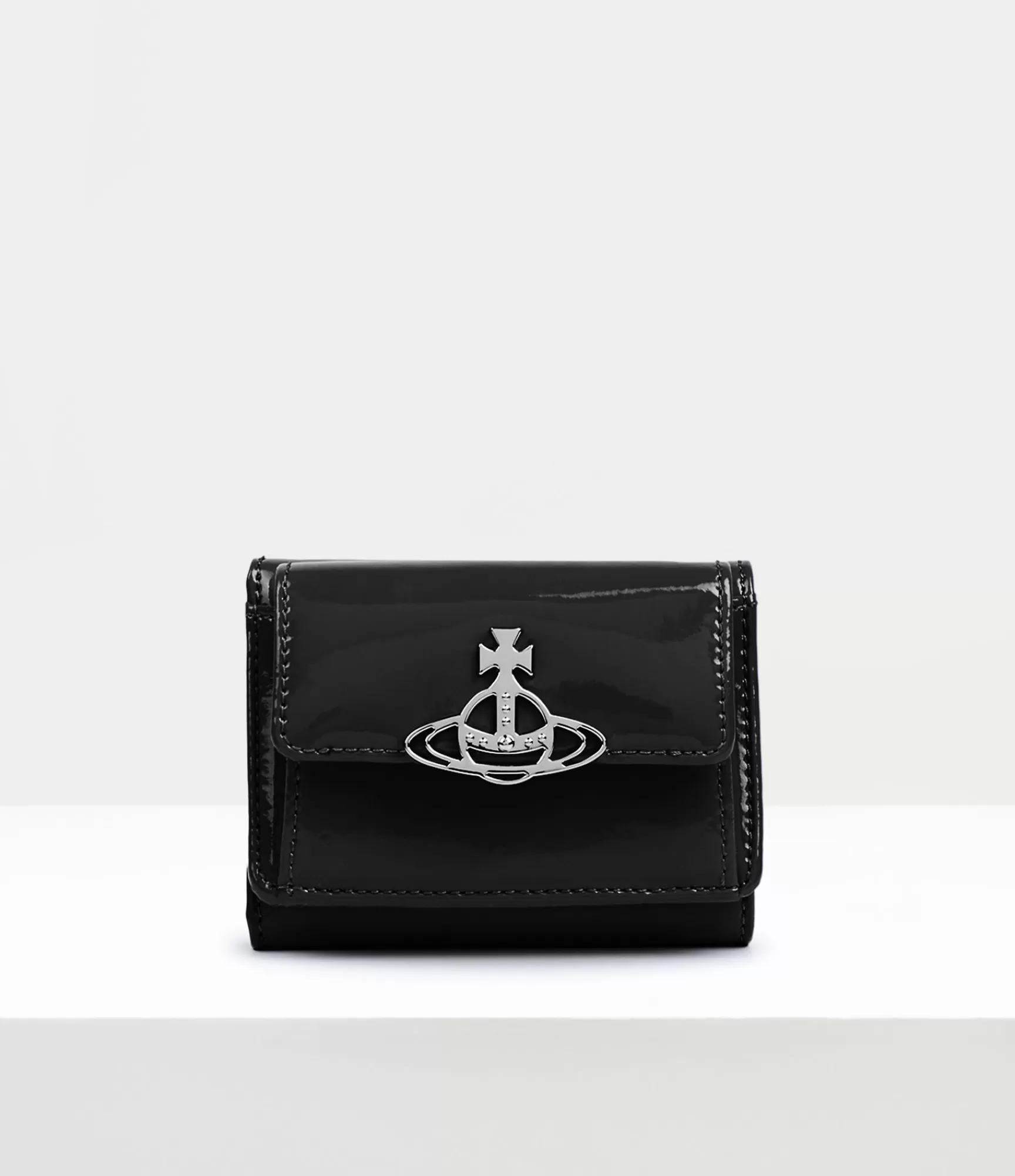 Vivienne Westwood Shiny Patent Small Flap Purse | Women Wallets And Purses