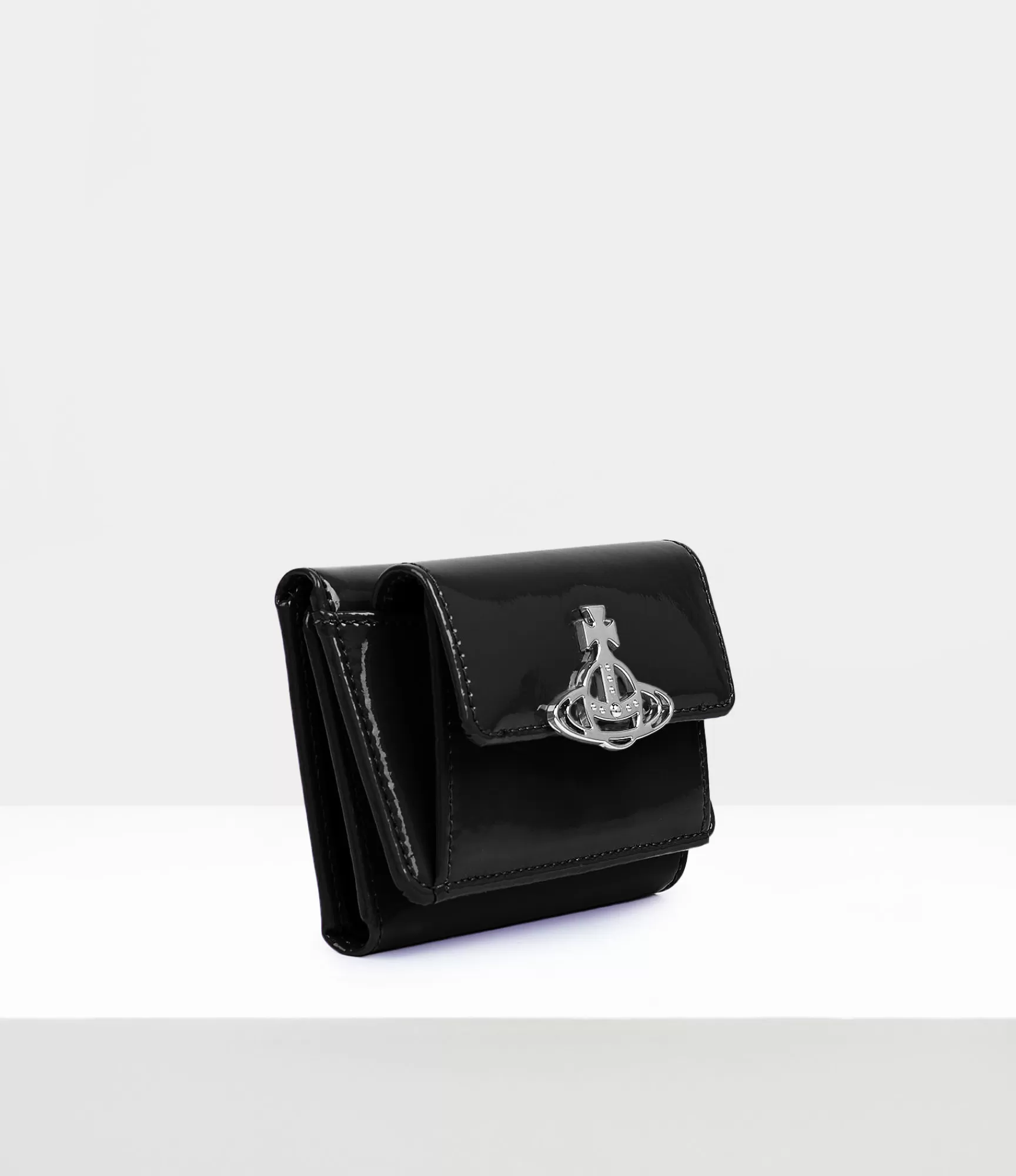 Vivienne Westwood Shiny Patent Small Flap Purse | Women Wallets And Purses