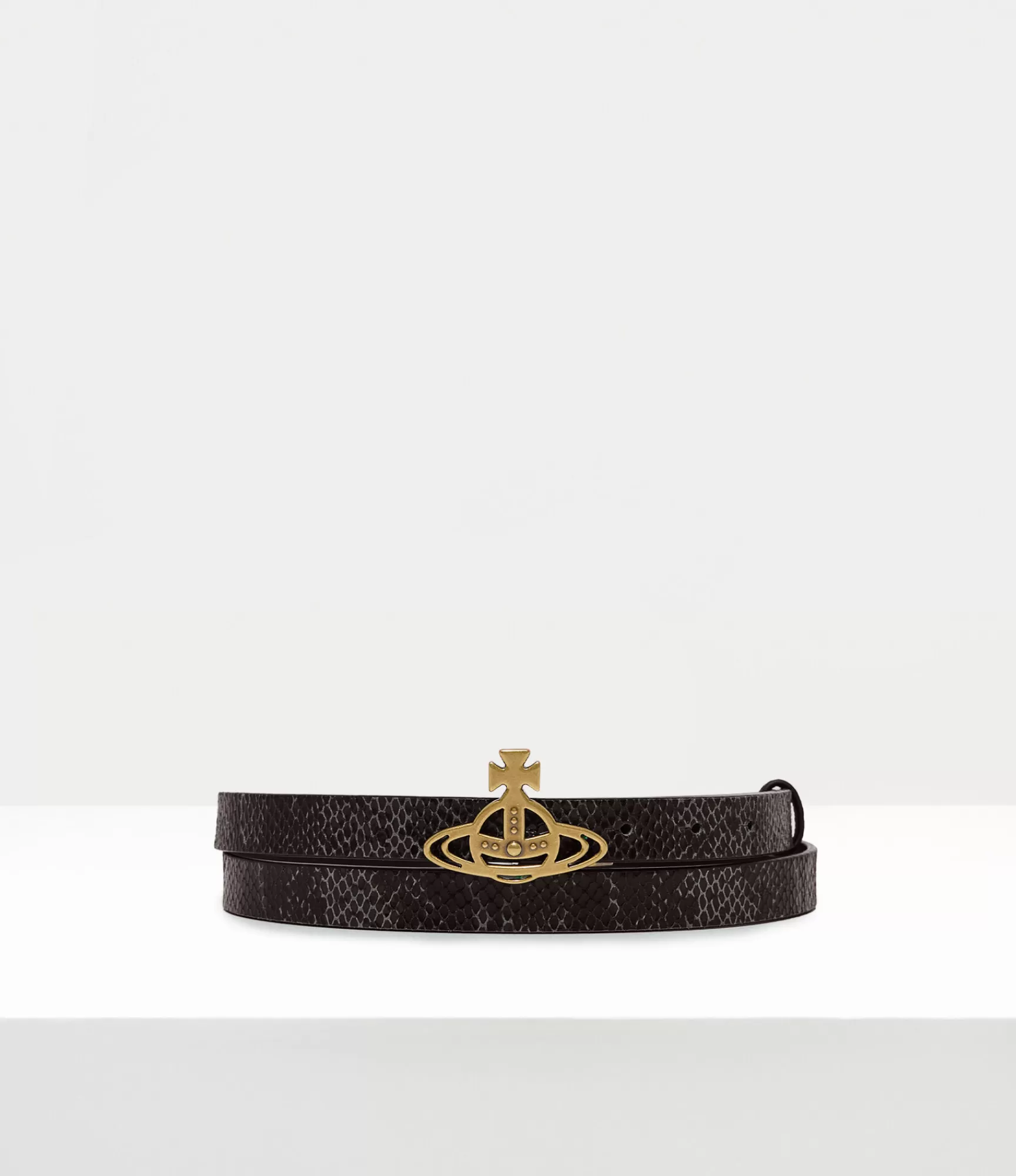 Vivienne Westwood Small Line Orb Buckle Belt | Women Belts And Harnesses | Belts And Harnesses